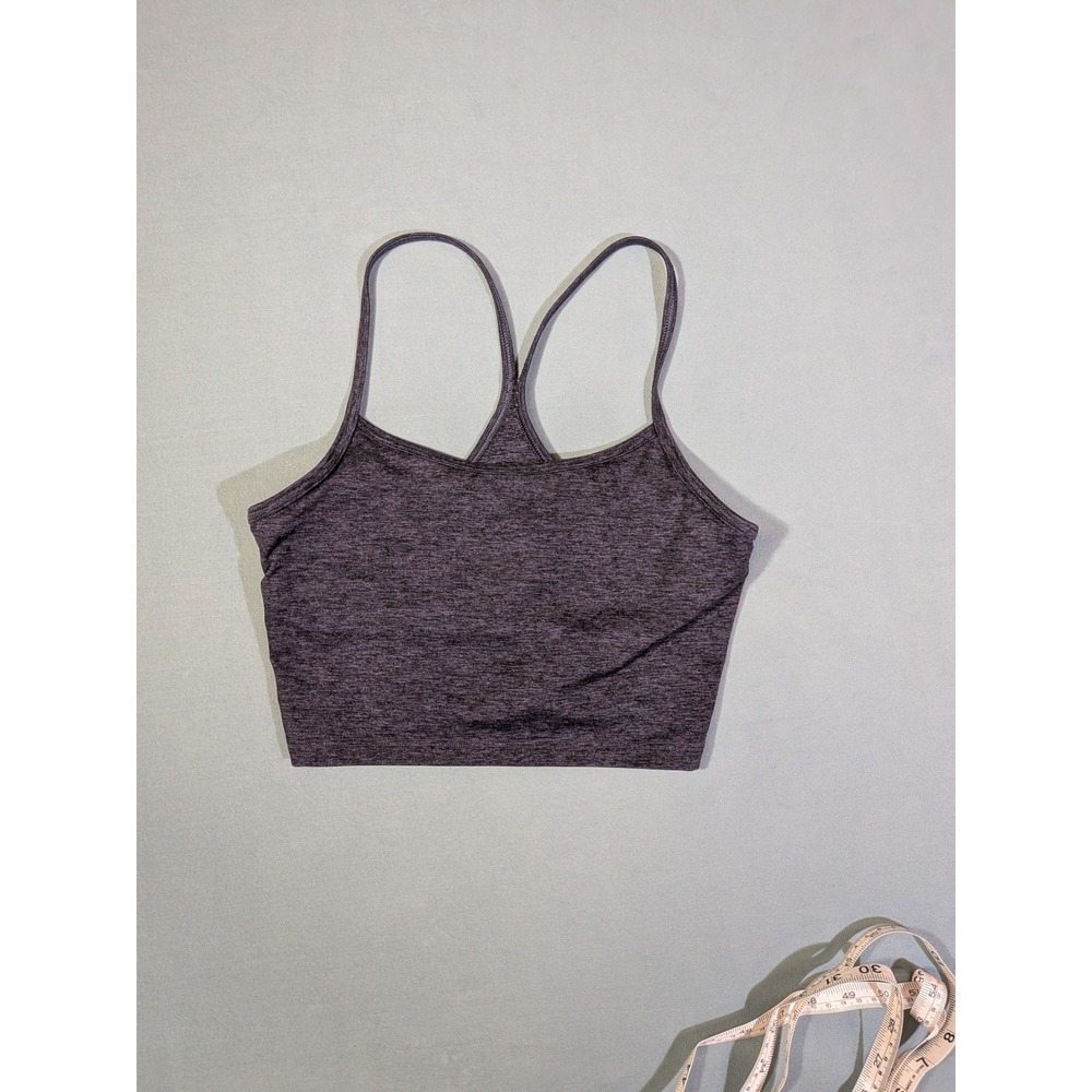 OFFLINE by Aerie The Hugger Recharge Sports Bra Grey Heathered Small PICH